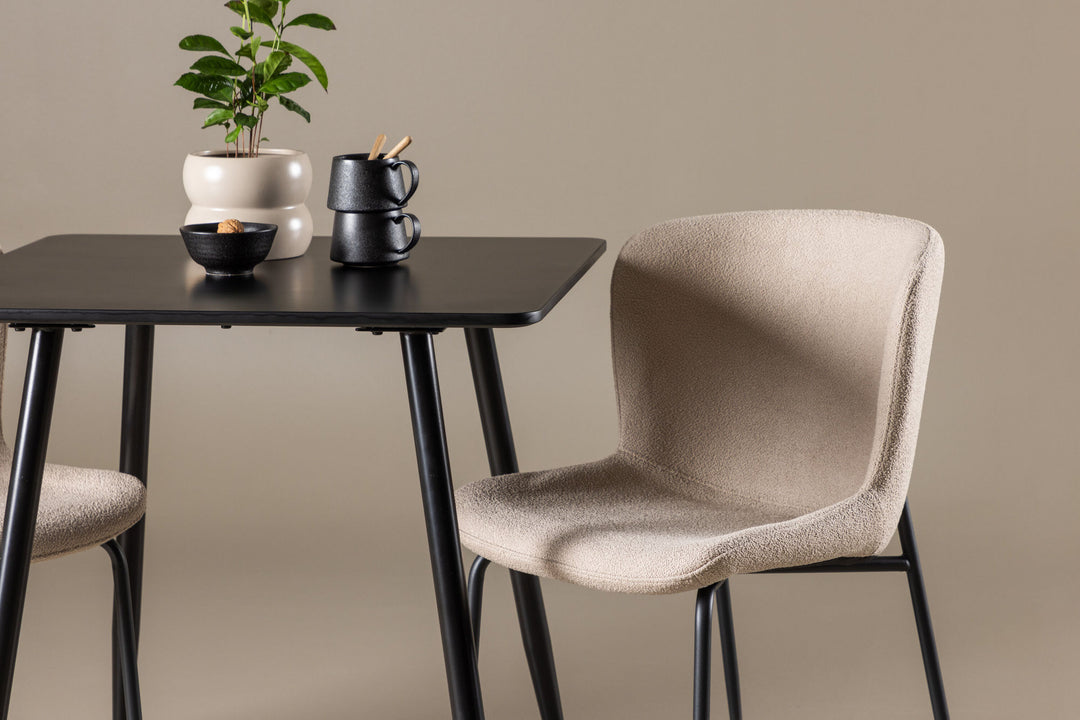 Venture Home Polar Dining Table with Modesto Dining Chair