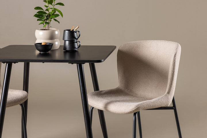 Venture Home Polar Dining Table with Modesto Dining Chair