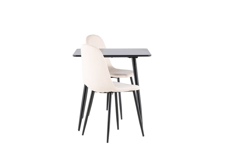 Venture Home Polar Dining Table with Polar Dining Chair