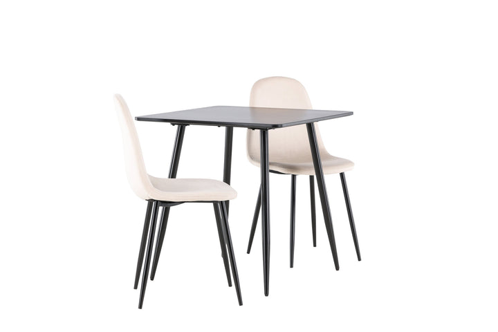 Venture Home Polar Dining Table with Polar Dining Chair