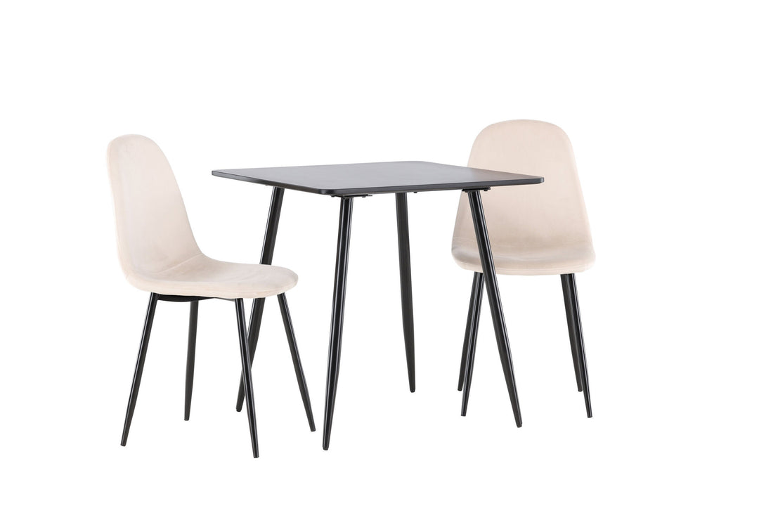 Venture Home Polar Dining Table with Polar Dining Chair