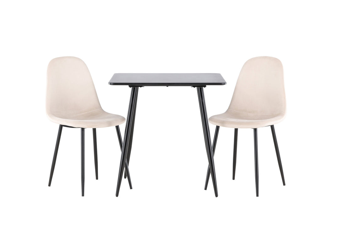 Venture Home Polar Dining Table with Polar Dining Chair