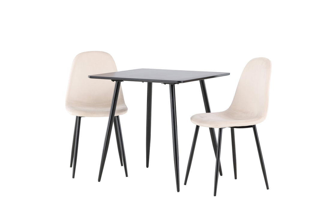 Venture Home Polar Dining Table with Polar Dining Chair
