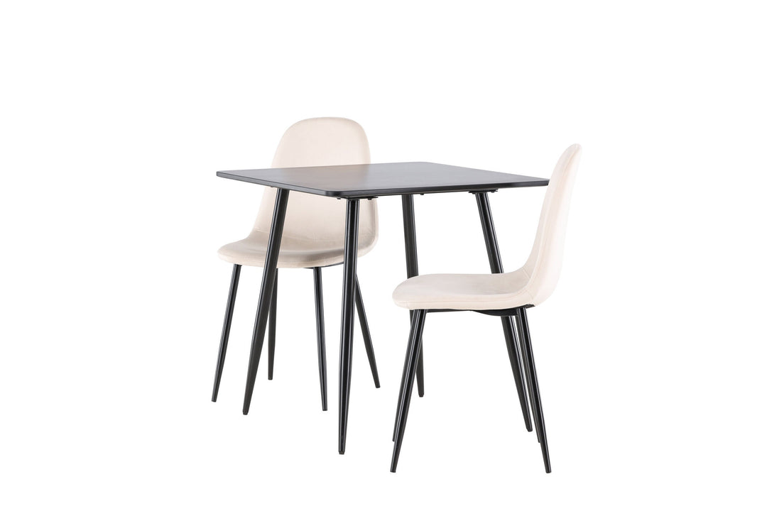 Venture Home Polar Dining Table with Polar Dining Chair
