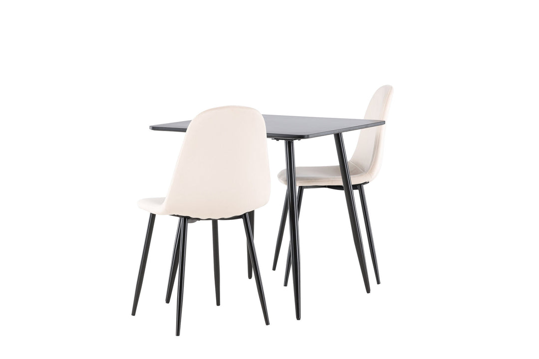 Venture Home Polar Dining Table with Polar Dining Chair