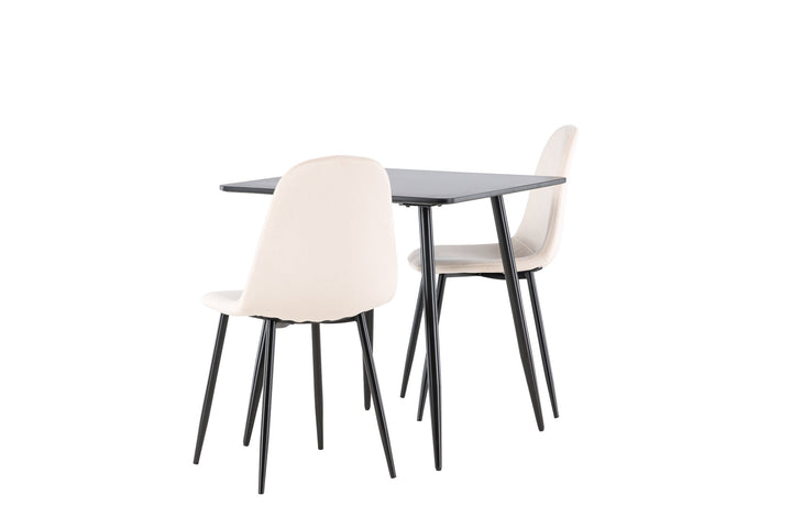 Venture Home Polar Dining Table with Polar Dining Chair