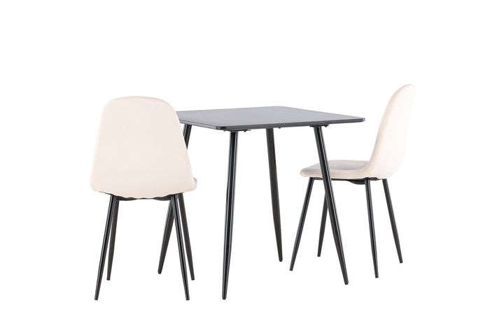 Venture Home Polar Dining Table with Polar Dining Chair