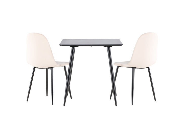 Venture Home Polar Dining Table with Polar Dining Chair