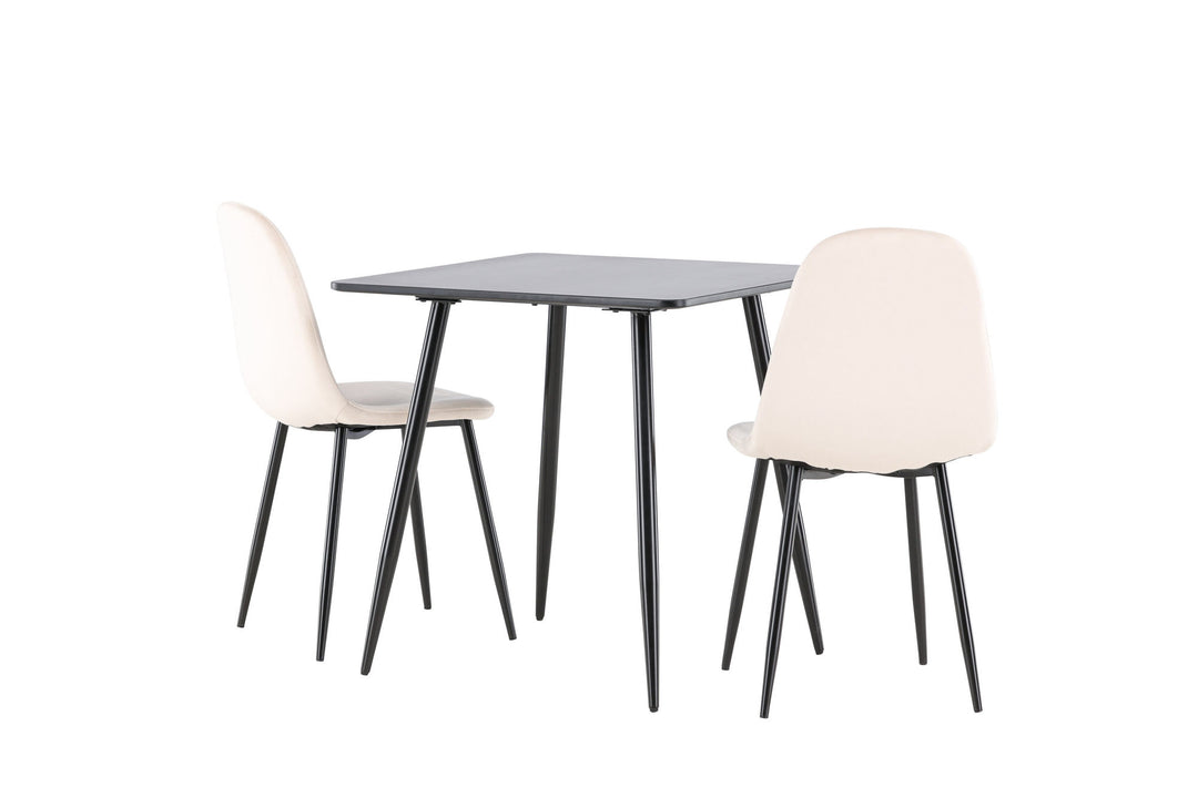 Venture Home Polar Dining Table with Polar Dining Chair