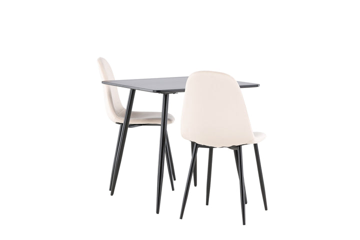 Venture Home Polar Dining Table with Polar Dining Chair