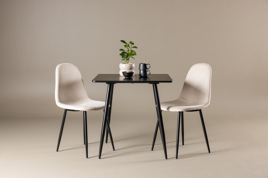 Venture Home Polar Dining Table with Polar Dining Chair