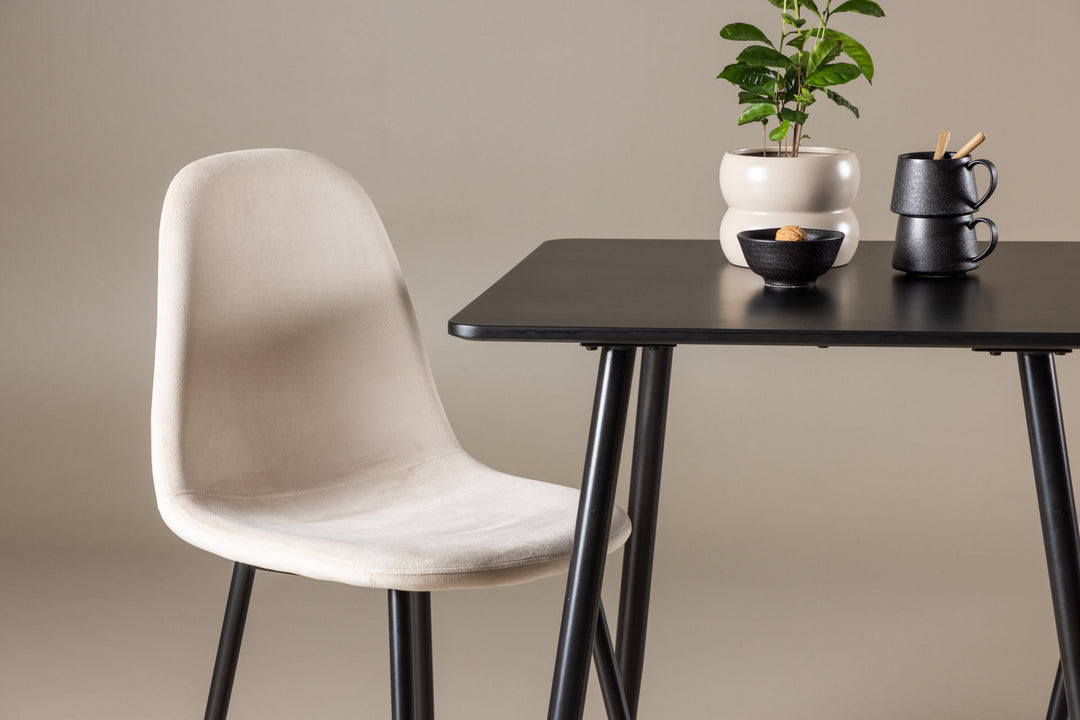 Venture Home Polar Dining Table with Polar Dining Chair