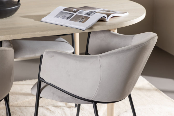 Venture Home Andy Dining Table with Evelina Dining Chair