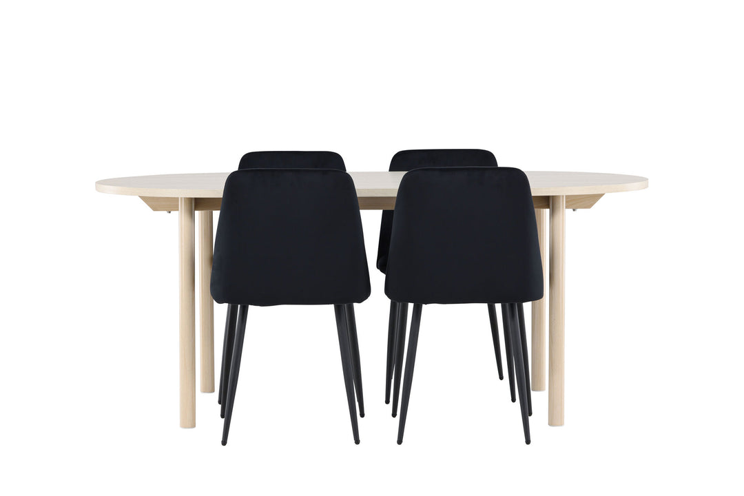 Venture Home Andy Dining Table with Night Dining Chair