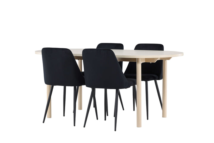 Venture Home Andy Dining Table with Night Dining Chair