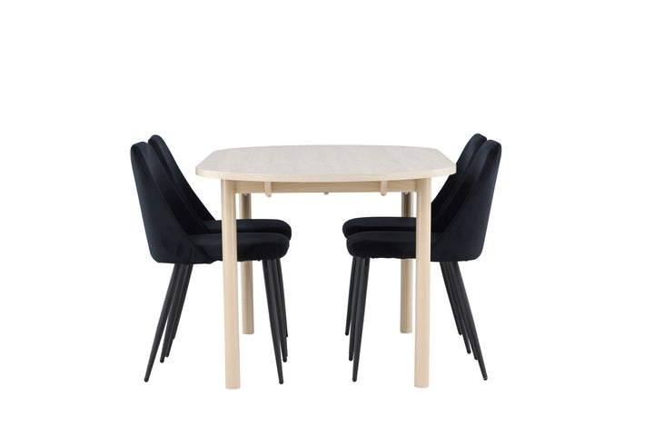 Venture Home Andy Dining Table with Night Dining Chair
