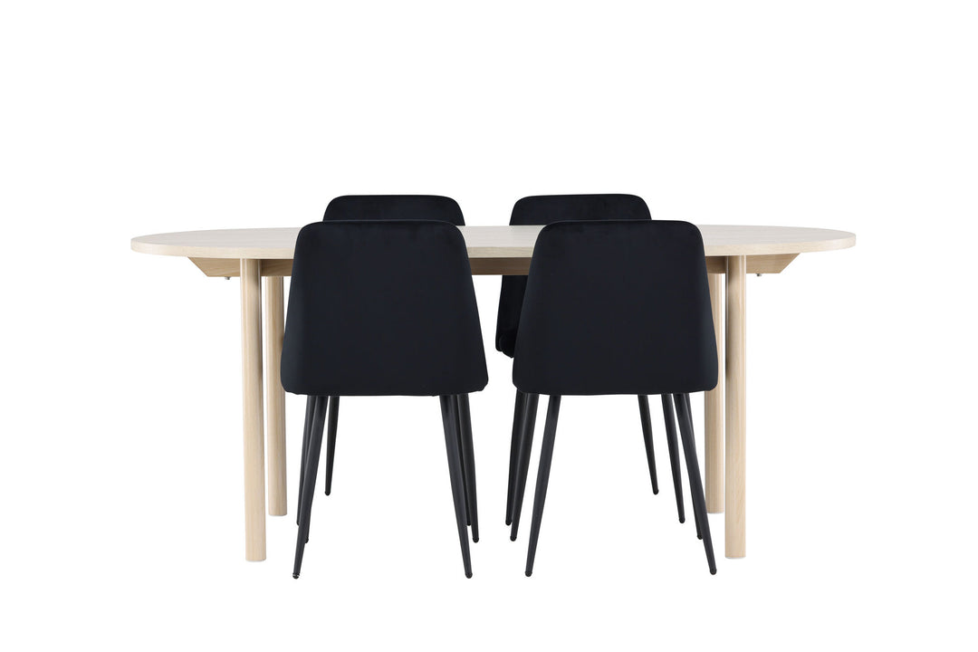 Venture Home Andy Dining Table with Night Dining Chair