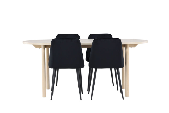 Venture Home Andy Dining Table with Night Dining Chair