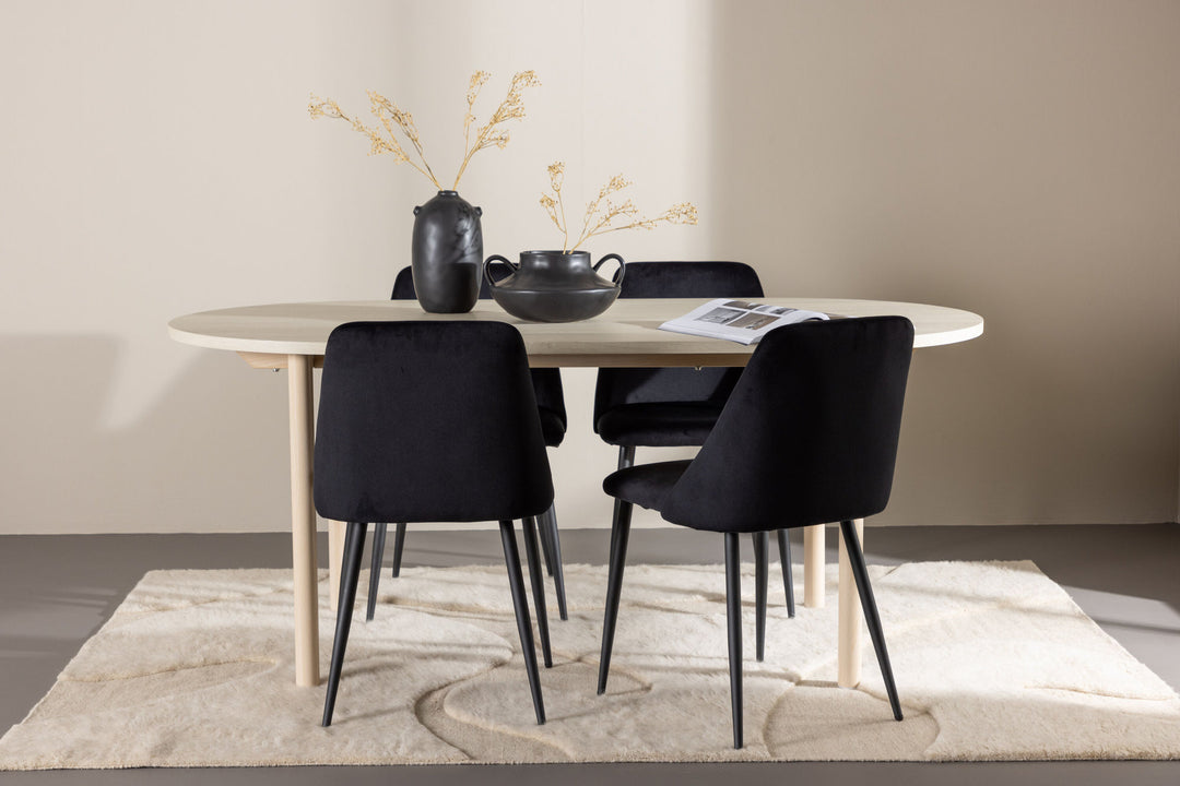 Venture Home Andy Dining Table with Night Dining Chair