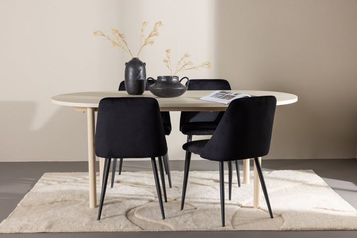 Venture Home Andy Dining Table with Night Dining Chair