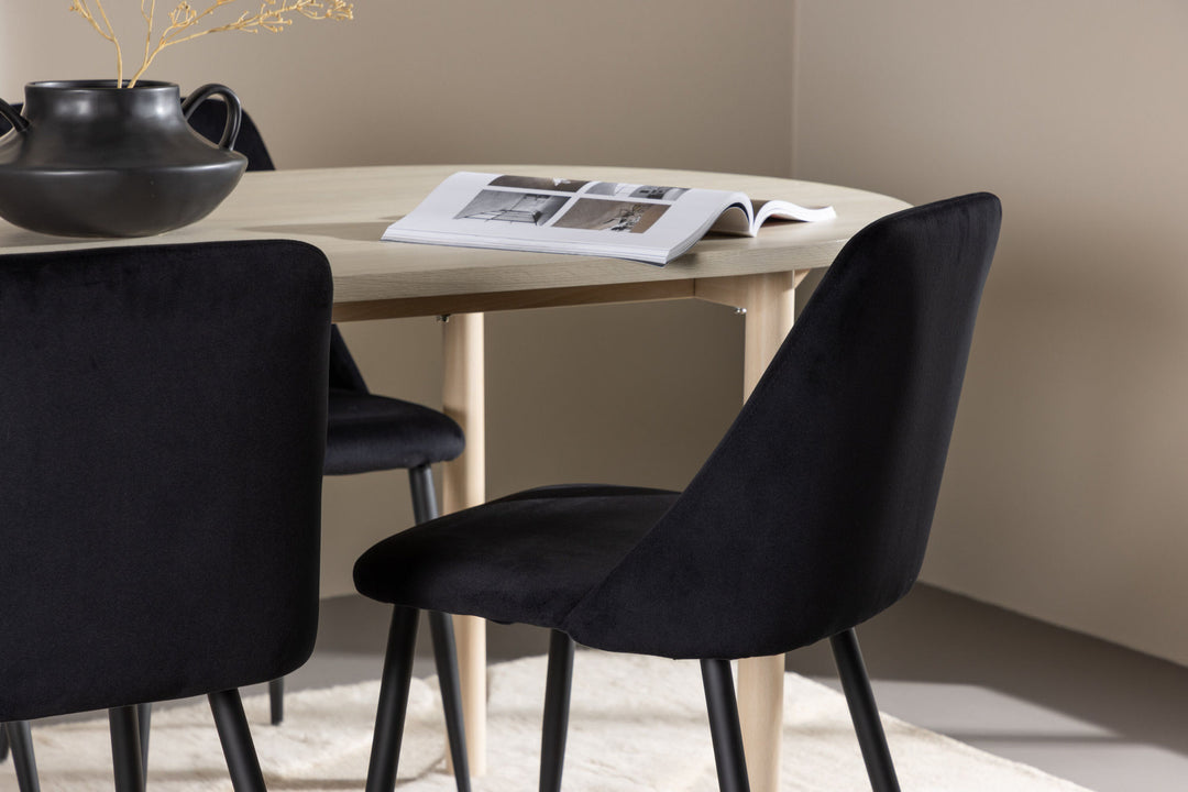 Venture Home Andy Dining Table with Night Dining Chair