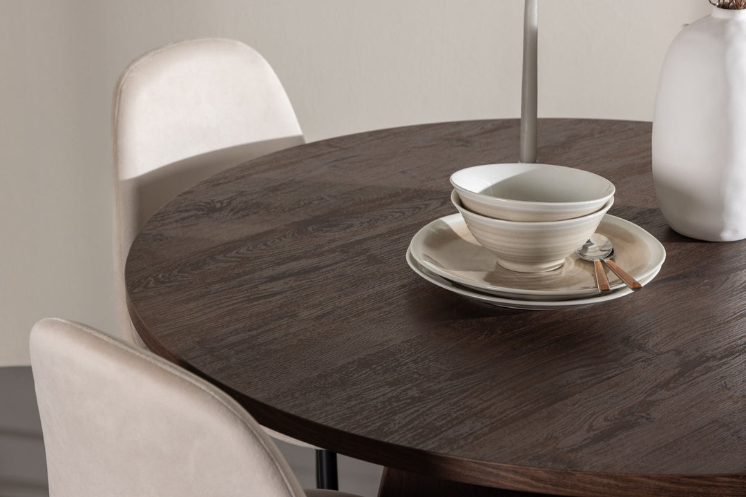 Venture Home Bootcut Dining Table with Polar Dining Chair