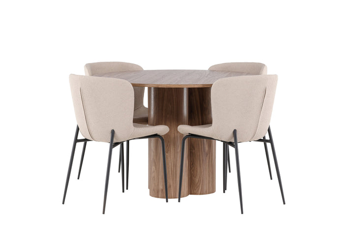 Venture Home Olivia Dining Table with Modesto Dining Chair