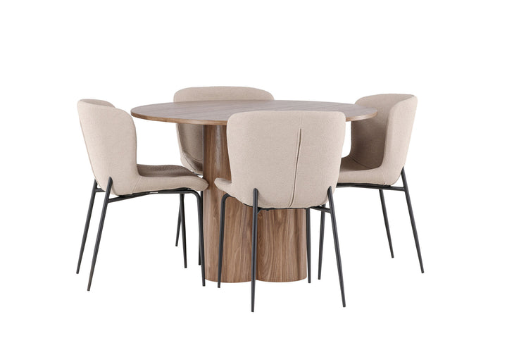 Venture Home Olivia Dining Table with Modesto Dining Chair