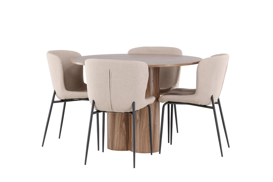 Venture Home Olivia Dining Table with Modesto Dining Chair