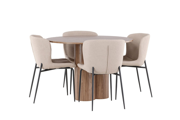 Venture Home Olivia Dining Table with Modesto Dining Chair