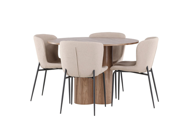 Venture Home Olivia Dining Table with Modesto Dining Chair