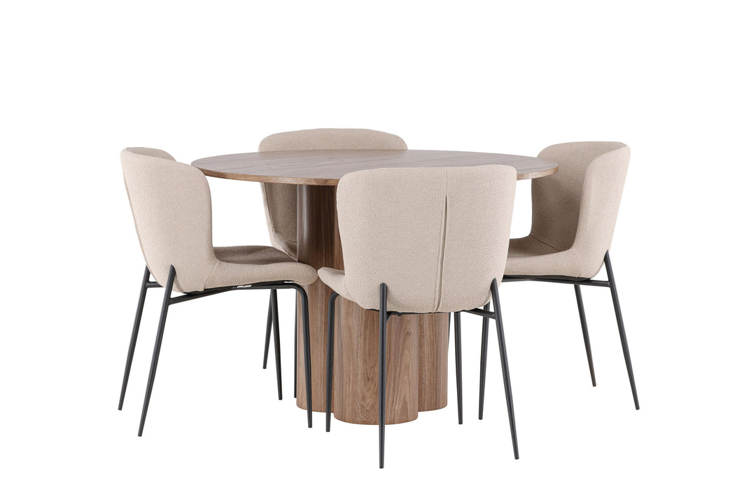 Venture Home Olivia Dining Table with Modesto Dining Chair