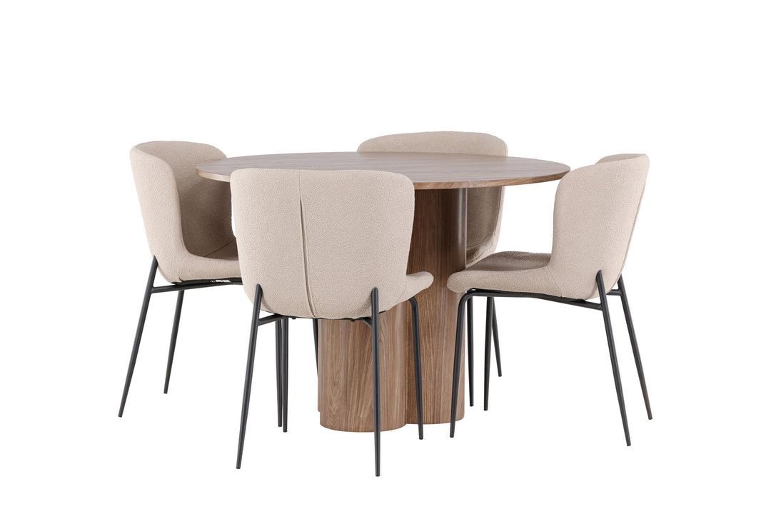 Venture Home Olivia Dining Table with Modesto Dining Chair