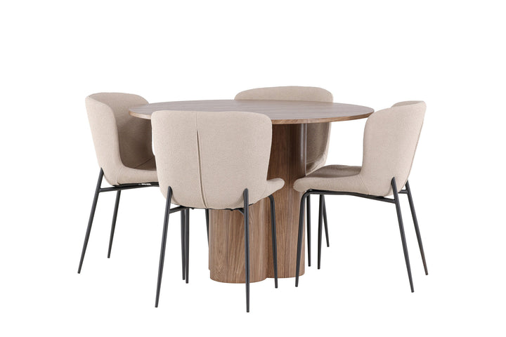 Venture Home Olivia Dining Table with Modesto Dining Chair