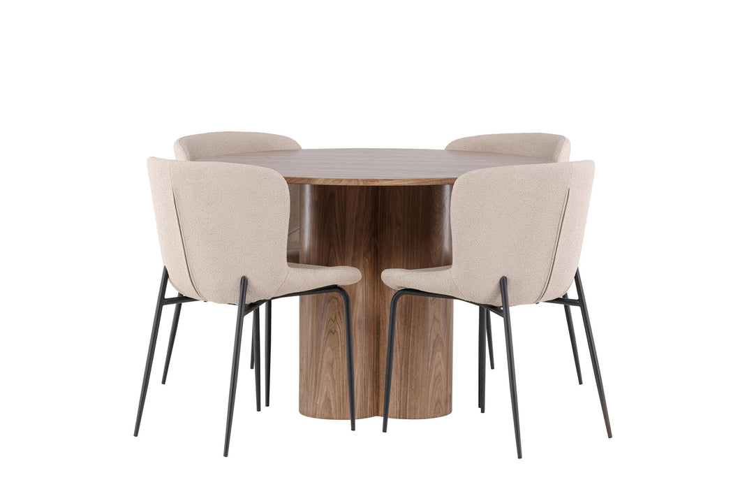 Venture Home Olivia Dining Table with Modesto Dining Chair