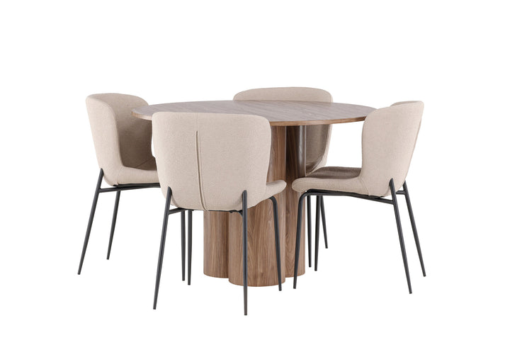 Venture Home Olivia Dining Table with Modesto Dining Chair