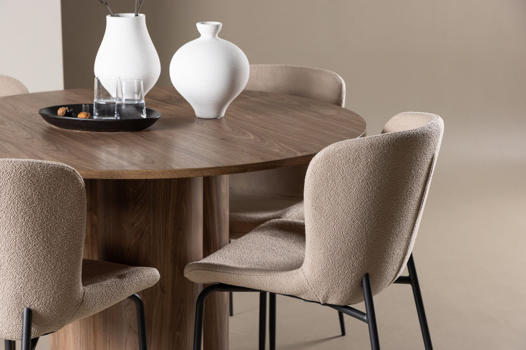 Venture Home Olivia Dining Table with Modesto Dining Chair