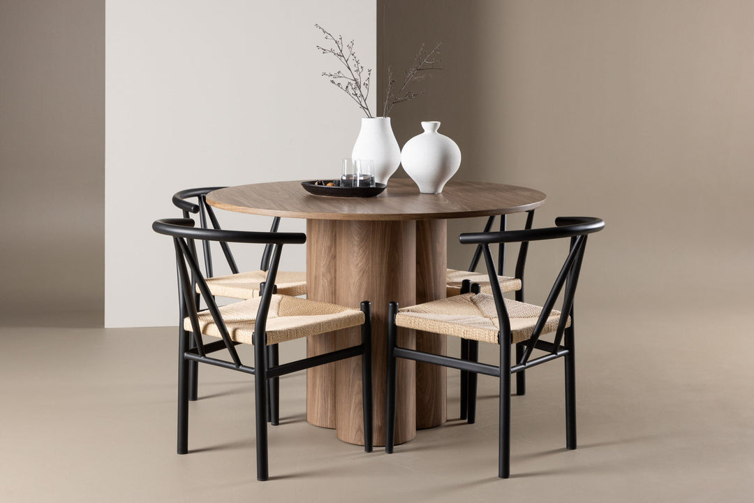 Venture Home Olivia Dining Table with Alfons Dining Chair