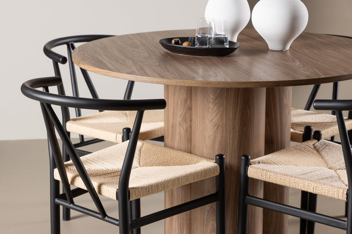 Venture Home Olivia Dining Table with Alfons Dining Chair