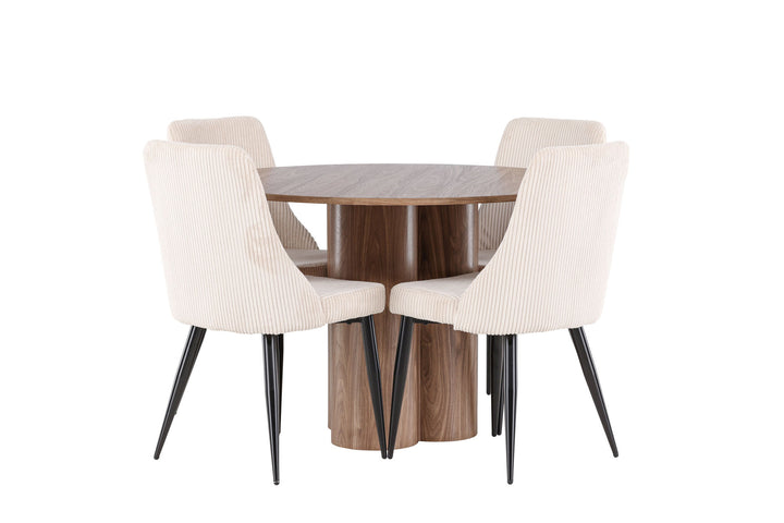 Venture Home Olivia Dining Table with Leone Dining Chair