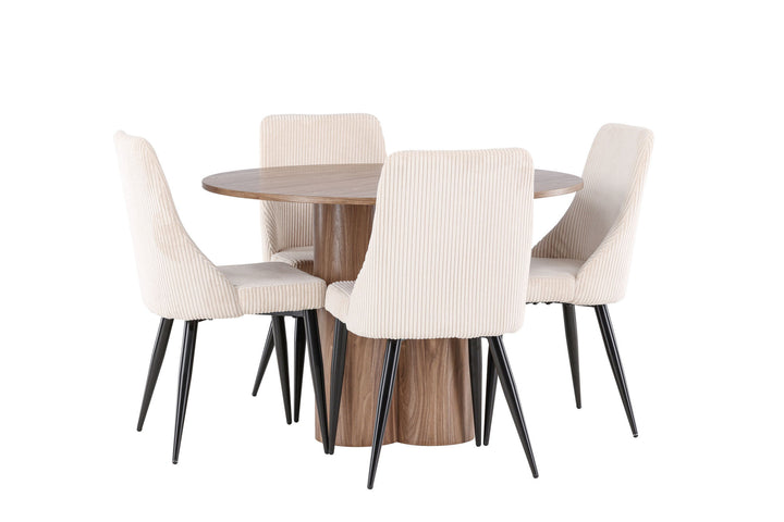 Venture Home Olivia Dining Table with Leone Dining Chair