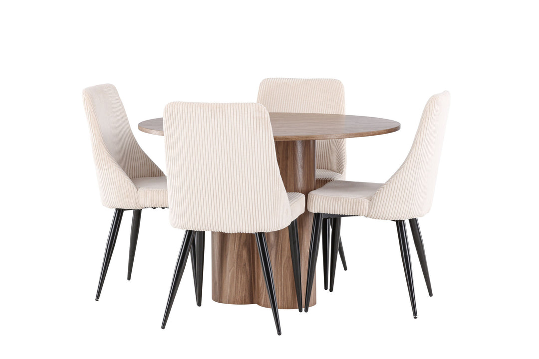 Venture Home Olivia Dining Table with Leone Dining Chair