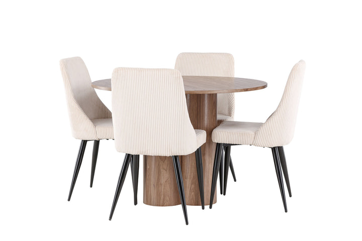 Venture Home Olivia Dining Table with Leone Dining Chair