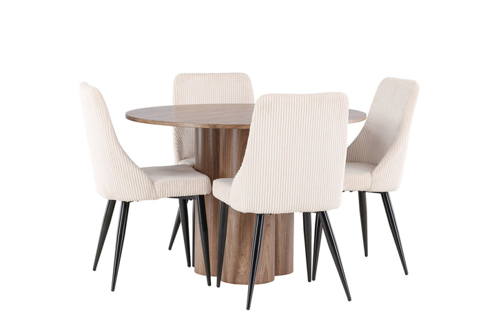 Venture Home Olivia Dining Table with Leone Dining Chair