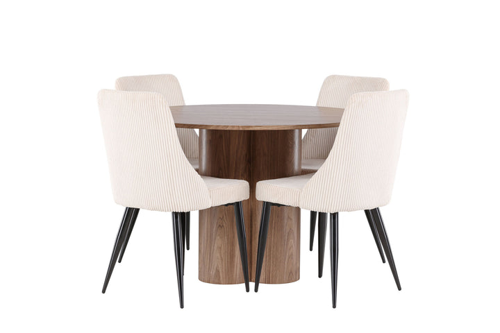 Venture Home Olivia Dining Table with Leone Dining Chair