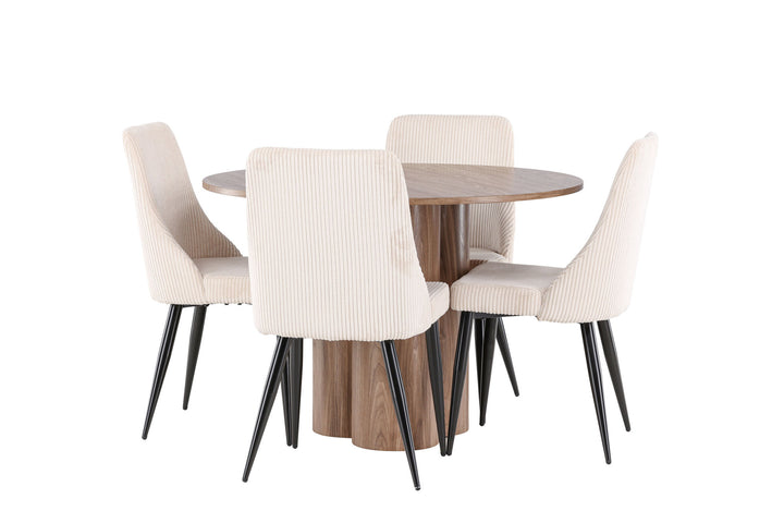 Venture Home Olivia Dining Table with Leone Dining Chair