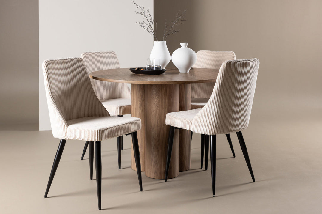 Venture Home Olivia Dining Table with Leone Dining Chair