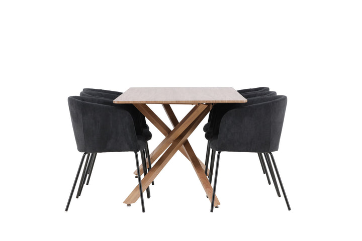 Venture Home Piazza Dining Table with Berit Dining Chair
