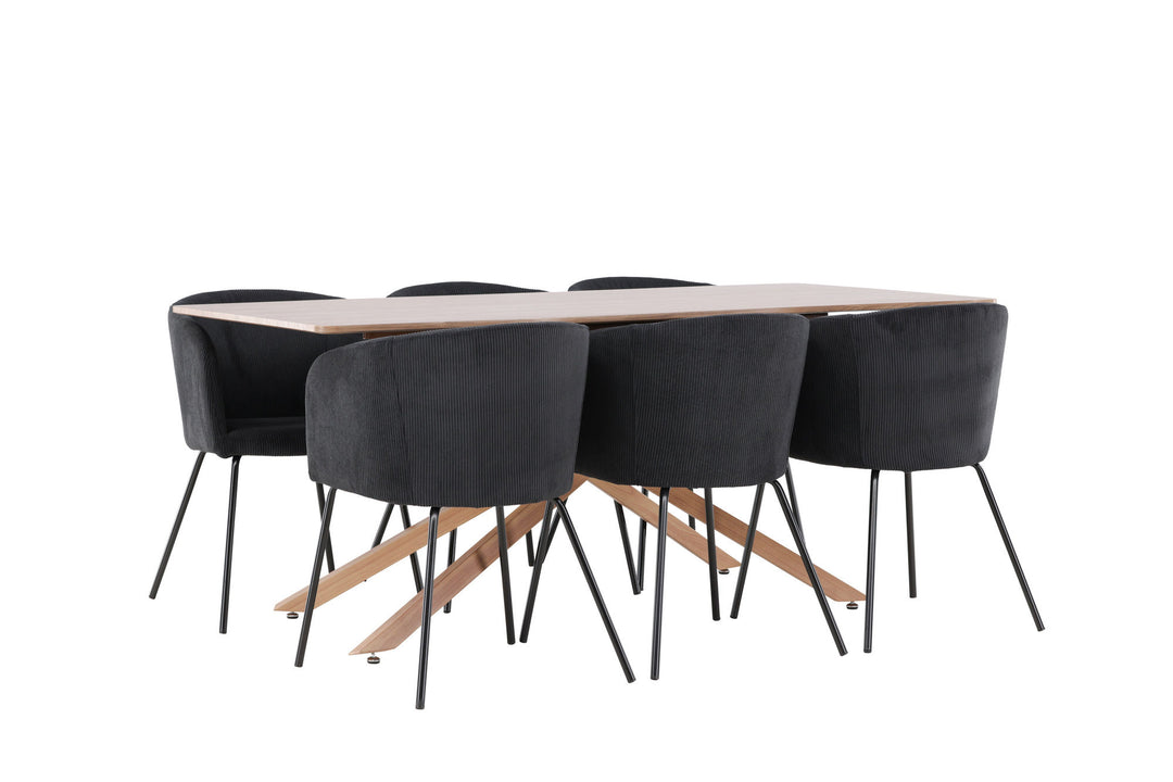 Venture Home Piazza Dining Table with Berit Dining Chair