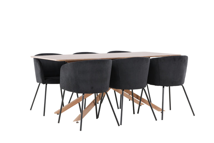 Venture Home Piazza Dining Table with Berit Dining Chair